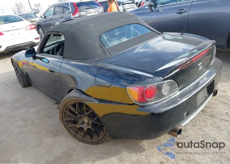 2003 Honda S2000 z USA, uszkodzony, nr VIN JHMAP11493T002516